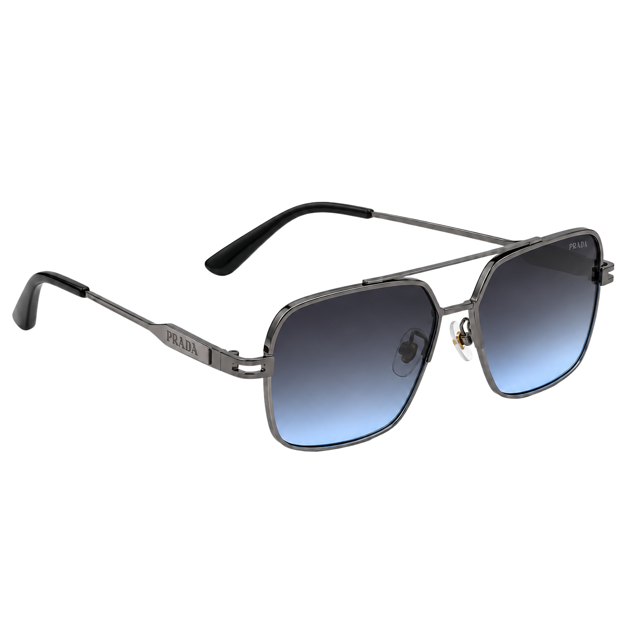 Prada A53S Aviator Sunglasses – Grey Gradient